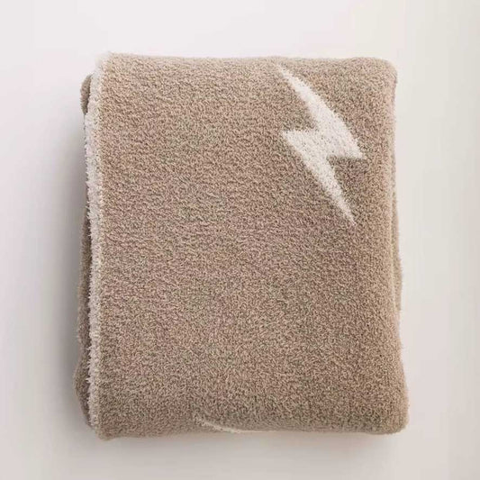 Charged Lightning Jacquard Blanket