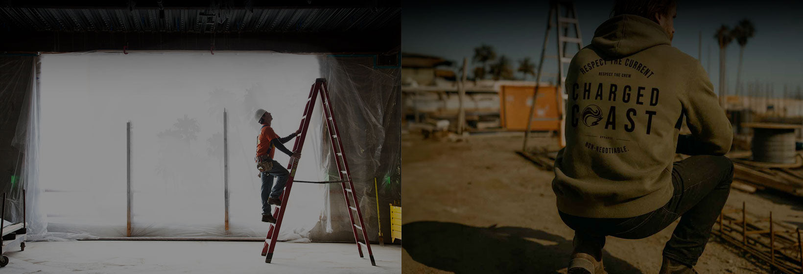 electricians working on construction sites